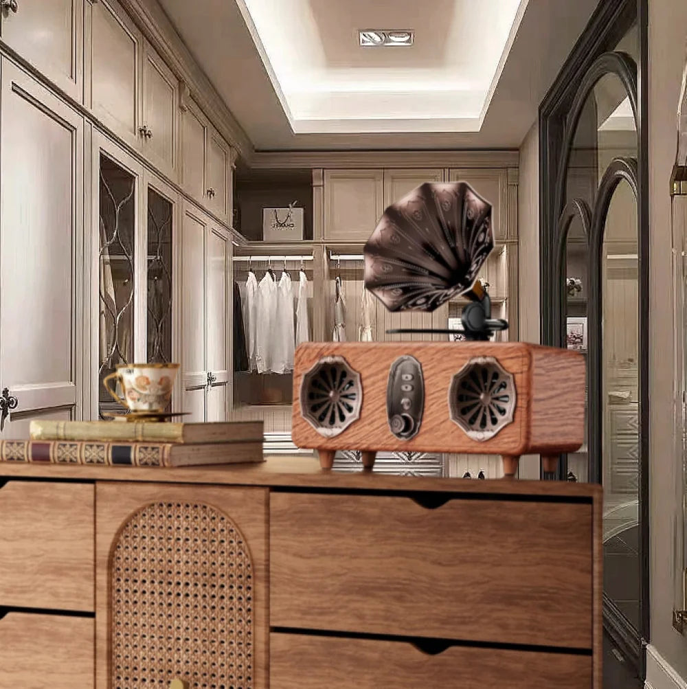 AS36 Bluetooth Speaker Features High-Quality Retro Multi-Functional FM Radio High-Volume Wireless Audio System Subwoofer Gift